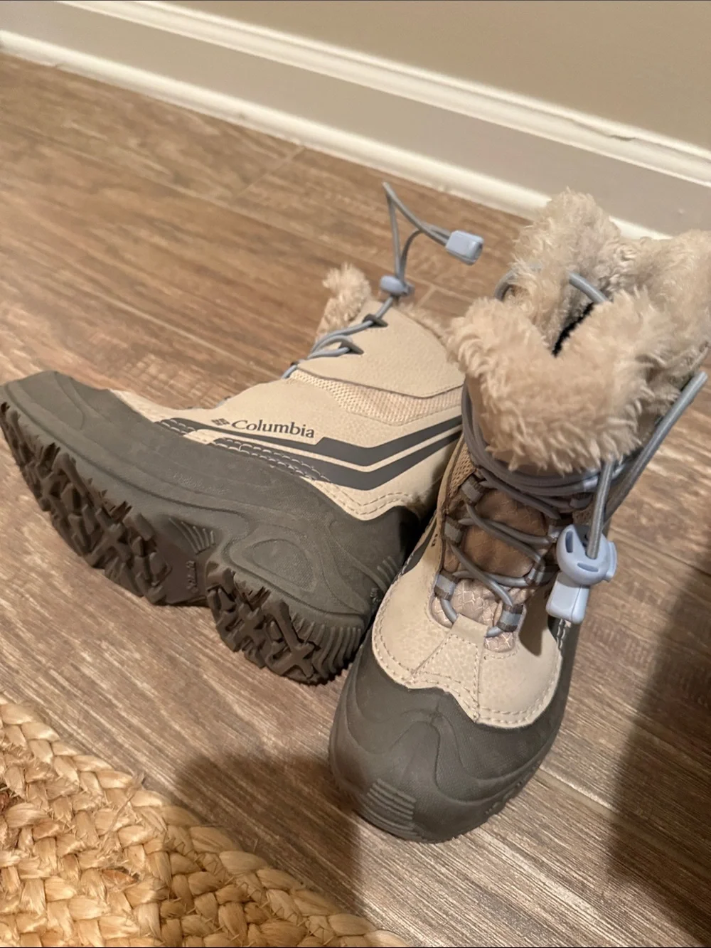 Columbia Kids' Tan and Gray Winter Boots - Insulated Waterproof
